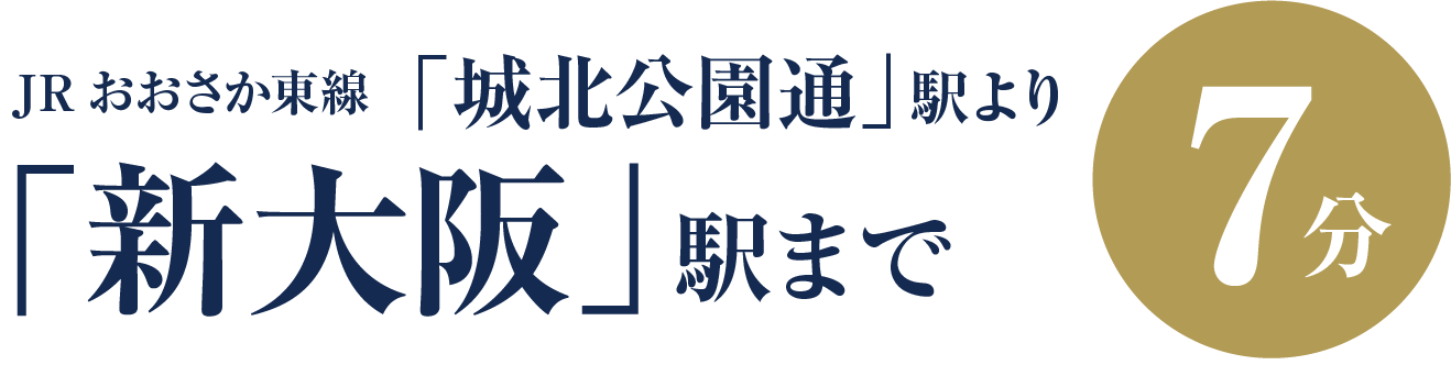 梅田駅まで7分